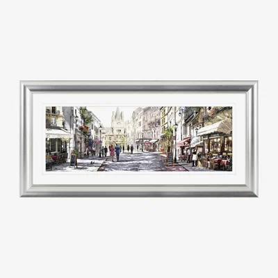 Furniture Village Sunlit Street Framed Art