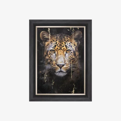 Furniture Village Lenny Leopard Small Framed Picture