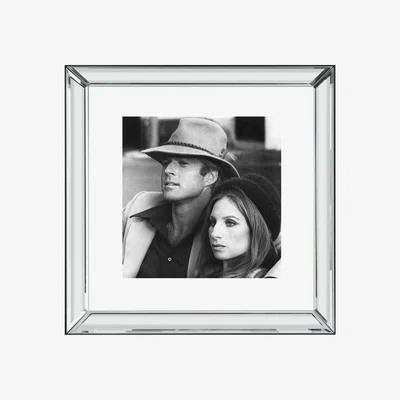 Furniture Village Robert Redford and Barbara Streisand Mirrored Frame Wall Art