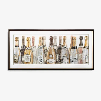Furniture Village Champagne Alley Framed Picture