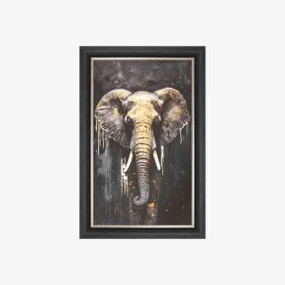 Furniture Village Eddie Elephant Large Framed Picture