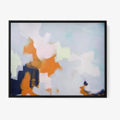 Furniture123 Abstract Clouds Large Framed Canvas Print - Abstract House
