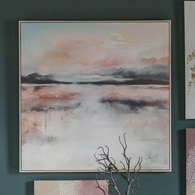 Furniture123 Morning Rise Framed Canvas Art - Caspian House