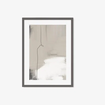 Furniture123 Abstract Lines Wood Framed Print- Abstract House