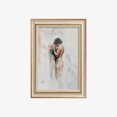 French Bedroom Lover & Muse Wall Art