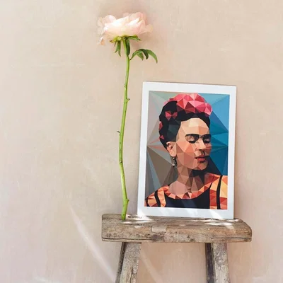 Graham & Green Geometric Frida Print