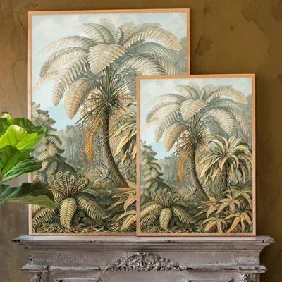 Graham & Green Medium Framed Palm Tree Print