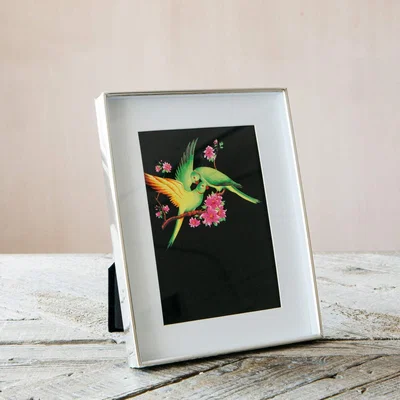 Graham & Green Medium Slim Silver Frame