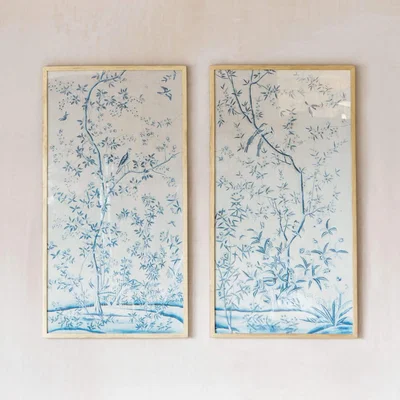 Graham & Green Set of Two Blossom Prints