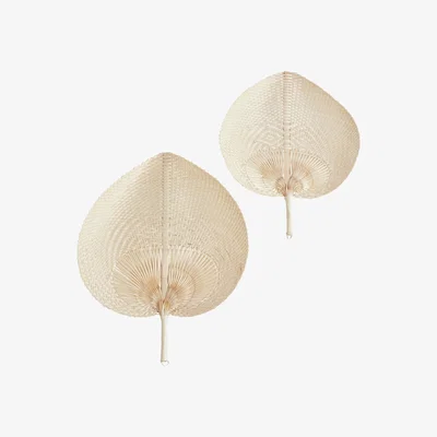 Habitat Habitat Bamboo Palm Wall Art - Natural - 43x57cm