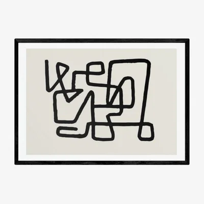 Habitat EEP In House Knot Framed Print - A1