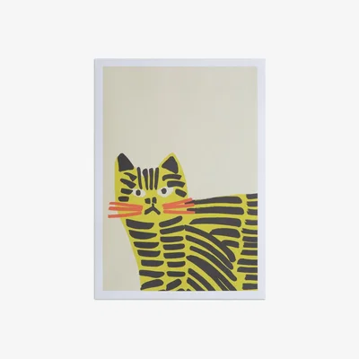 Habitat Habitat Grumpy Cat Unframed Wall Print - A3