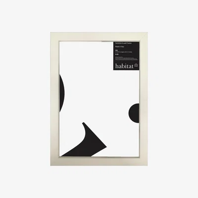 Habitat Habitat Birch Wooden Picture Frame - White - 24x32cm
