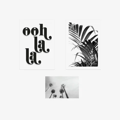 Habitat EEP Honeymoon Hotel Ooh La La Unframed Print  - Gallery Set