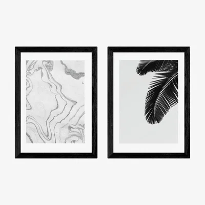 Habitat EEP Rafael Farias Luxe Twin Set Framed Print - A2