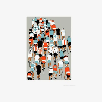 Habitat EEP Eliza Southwood Peloton Unframed Print  - 60x80cm