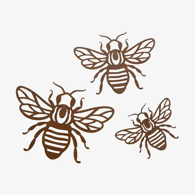 Habitat Habitat Bee Metal Garden Wall Art