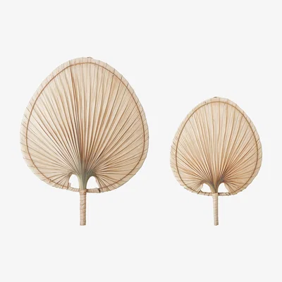 Habitat Bloomingville Palm Leaf Wall Décor - Set of 2 - Natural