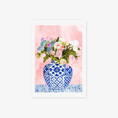 Habitat East End Prints Ceramic Planter Unframed Wall Print - A2
