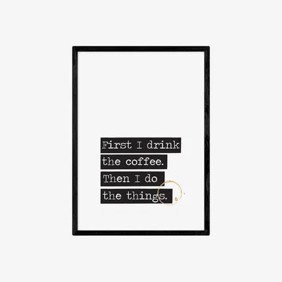 Habitat East End Prints Typographic Framed Wall Print - A2