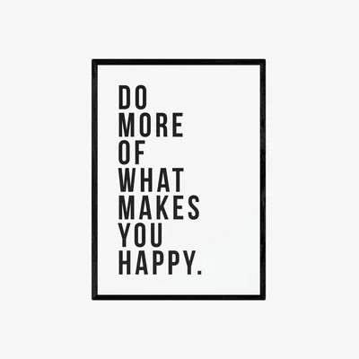 Habitat EEP Native State What Makes You Happy Framed Print - A1