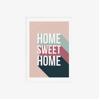 Habitat EEP Native State Home Sweet Home Framed Print - A1