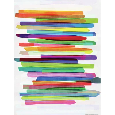 Habitat EEP Mareike Bohmer Striped Modern Unframed Print  -60x80cm