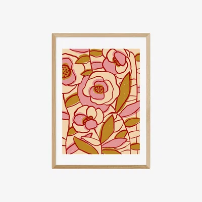 Habitat East End Prints Floral Framed Wall Print - A2