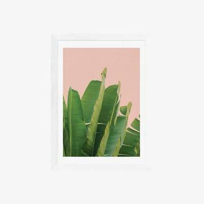Habitat EEP Rafael Farias Banana Leaves Framed Print - A3