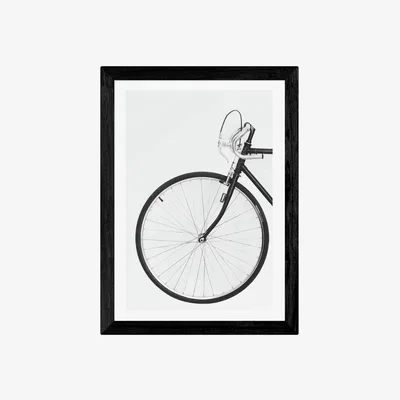 Habitat EEP Sisi and Seb Monochrome Bike Framed Print - A3