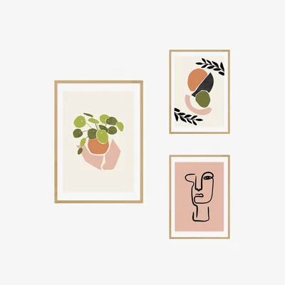 Habitat EEP Sundry Society Scandi Framed Print  - Gallery Set