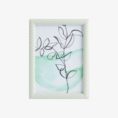 Habitat Habitat Abstract Bobbin Framed Wall Art - 29x72cm
