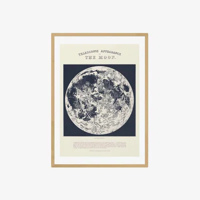 Habitat EEP Aster Telescopic Moon Framed Print - A3