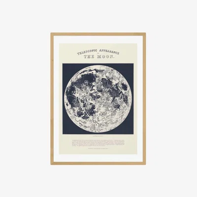Habitat EEP Aster Telescopic Moon Framed Print - A1
