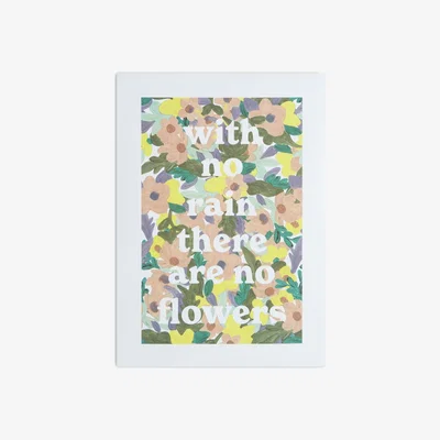 Habitat Habitat Floral Unframed Wall Print - A3