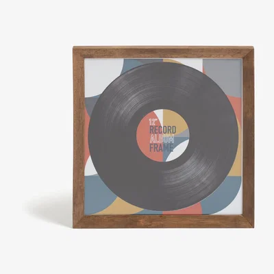Habitat Habitat Mid Century Record Framed Print - 35x35cm