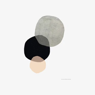 Habitat EEP Seventy Tree Circles Unframed Print  - 40x50cm
