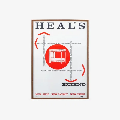 Heal's Heal's Heritage Extend Poster 50 x 70cm