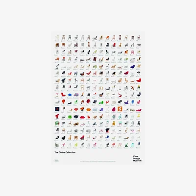 Heal's Vitra The Chair Collection Poster