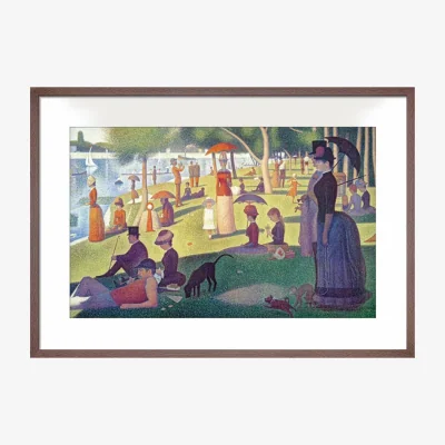 Heal's KING & MCGAW Sunday Afternoon on the Island by Seurat Framed Print 43 x 62cm