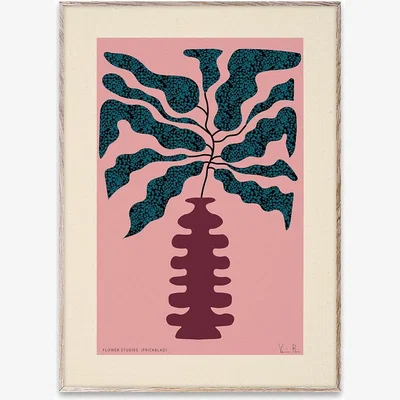 Heal's Paper Collective Flower Studies Prickblad Print by Veronica Rönn 30 x 40cm