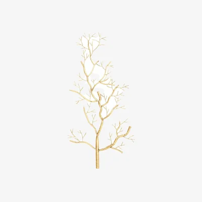 Homebase Farran Wall Art - Champagne Gold - 50x105cm