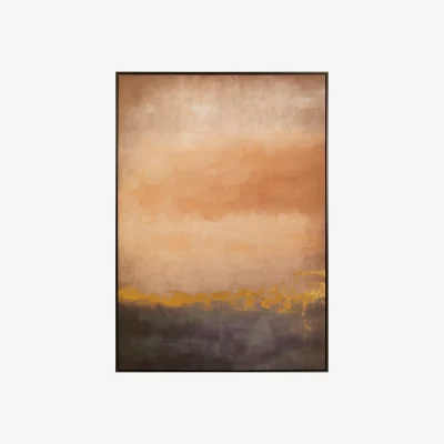 Homebase Astratto Classic Wall Art - Pink & Mauve - 103x143cm