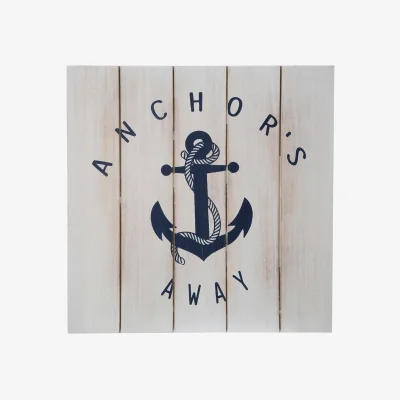 Homebase Sailor Wall Art - 28x28cm