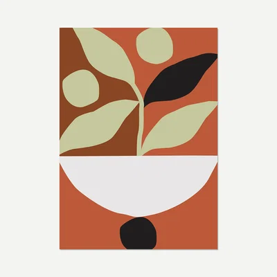 IO Living Maceta - Berenice Hernandez Clay 30x40cm Art Print