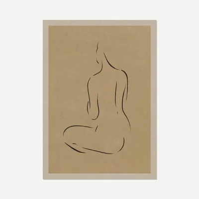 IO Living Grace III - Lemon Sand 30x40cm Art Print