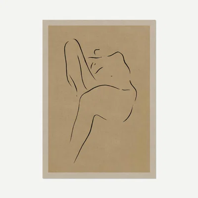 IO Living Grace II - Lemon Sand 30x40cm Art Print