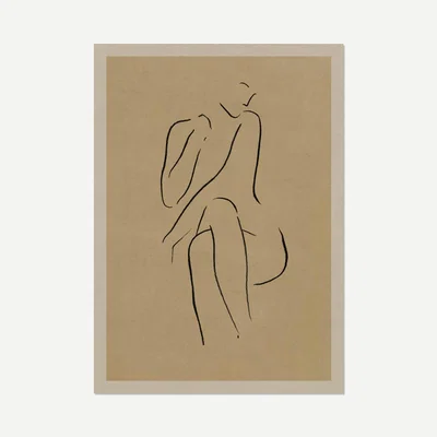 IO Living Grace I - Lemon Sand 30x40cm Art Print