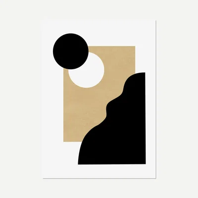 IO Living Libre - Denis Boudart Sand 50x70cm Art Print