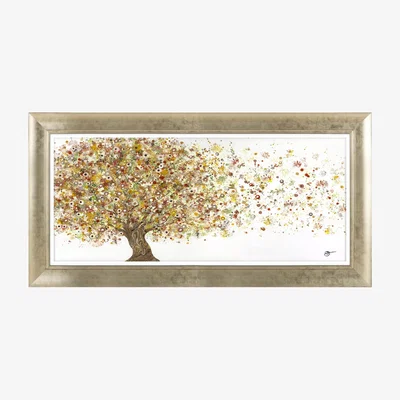 John Lewis John Lewis Sara Otter 'Breezing Through' Framed Print, 57 x 112cm, Gold/Taupe